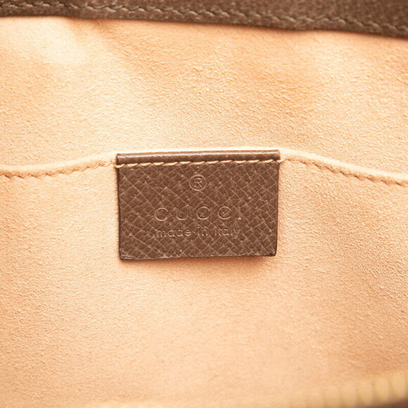 Gucci GG Supreme Ophidia Shoulder Bag Beige Brown Leather - Picture 8 of 8